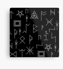 Runes Of Mystery Metal Print