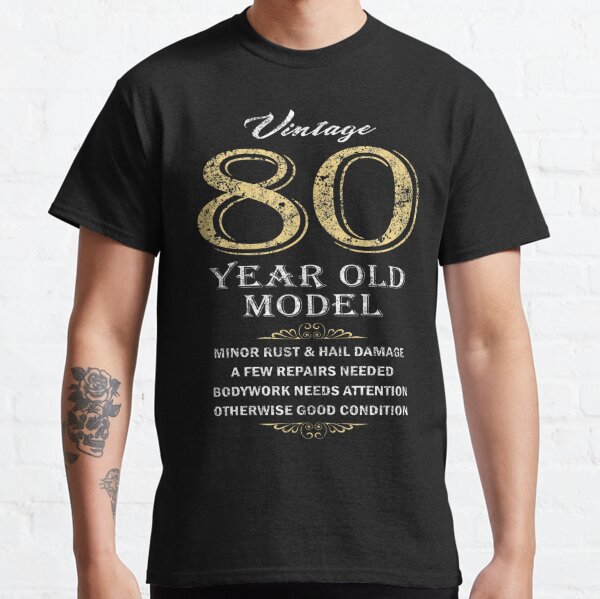 80 cumpleaños - Idea de regalo divertida Camiseta clásica