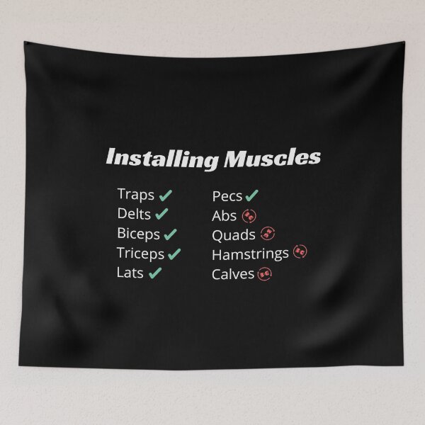 Item preview, Installing Muscles! designed and sold by InputVSOutput.