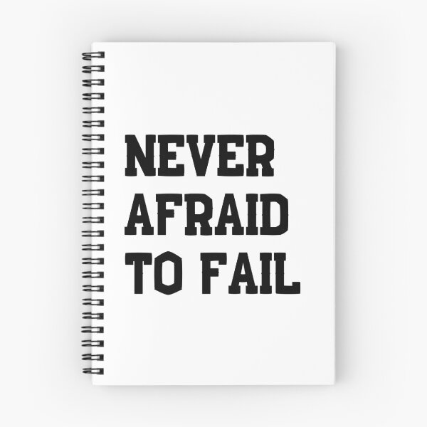 Item preview, Never afraid to fail designed and sold by InputVSOutput.