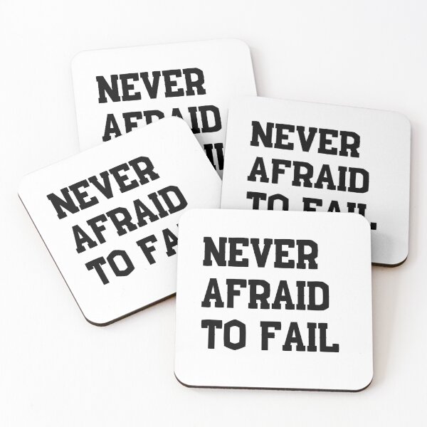 Item preview, Never afraid to fail designed and sold by InputVSOutput.