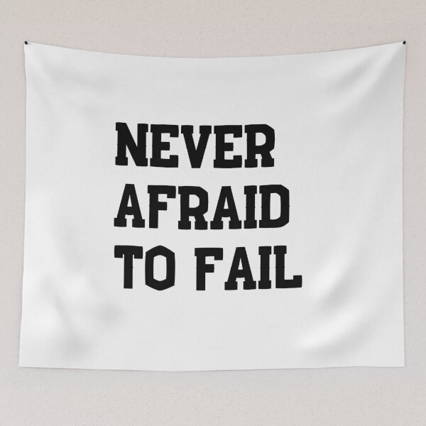 Item preview, Never afraid to fail designed and sold by InputVSOutput.