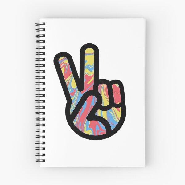 Item preview, Peace sign red tie-dye  designed and sold by FaCurls.