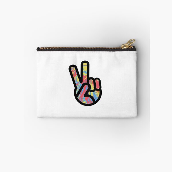 Item preview, Peace sign red tie-dye  designed and sold by FaCurls.