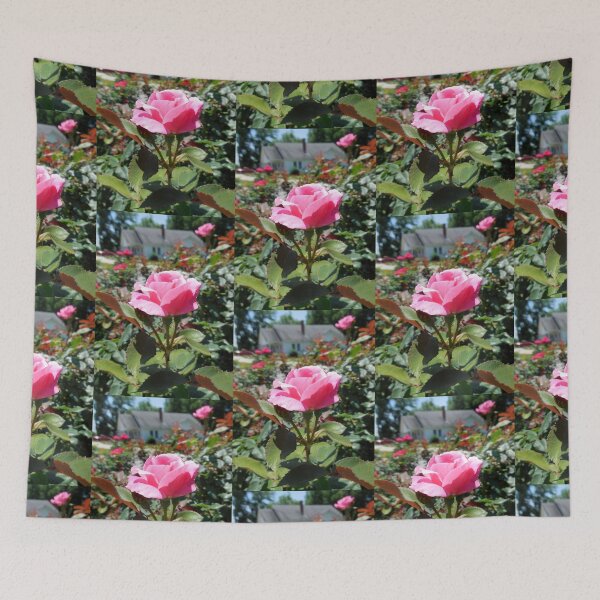 Item preview, Roses Near a Country House designed and sold by EloiseArt.