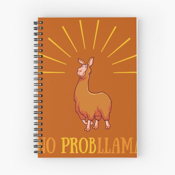 Item preview, No ProbLLAMA - Funny Llama Design designed and sold by stunpun.