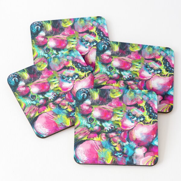 Item preview, Abstract Watermelon Blobs designed and sold by Art of Luba.