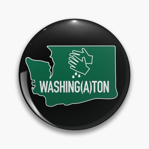 Item preview, WASHING(A)TON Funny Washington State, Washing Hands With Soap Funny Seattle Graphic designed and sold by anivas.