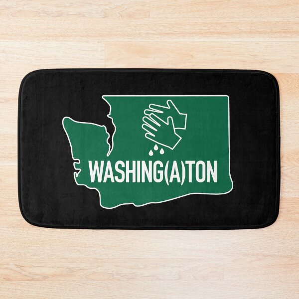 Item preview, WASHING(A)TON Funny Washington State, Washing Hands With Soap Funny Seattle Graphic designed and sold by anivas.