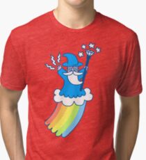 Rainbow Wizard Tri-blend T-Shirt