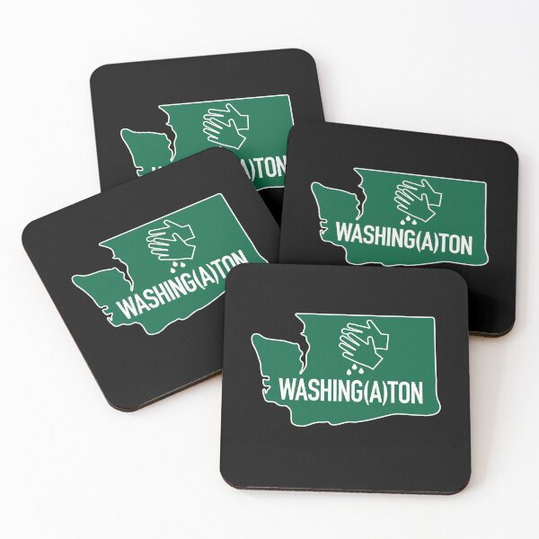 Item preview, WASHING(A)TON Funny Washington State, Washing Hands With Soap Funny Seattle Graphic designed and sold by anivas.