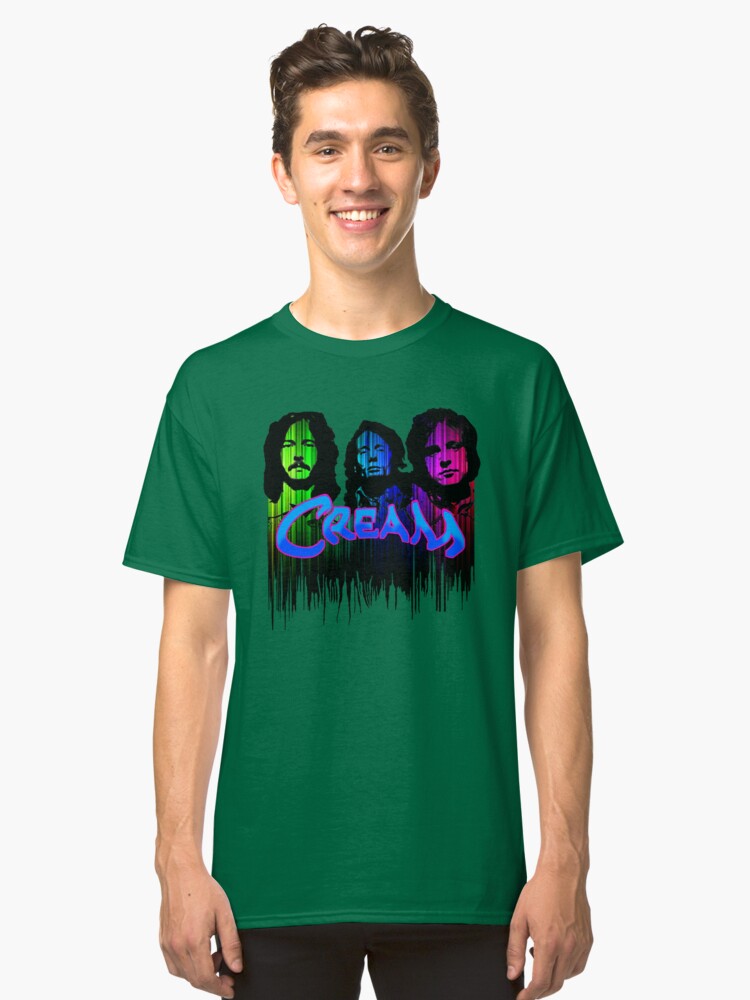 cream t shirt band