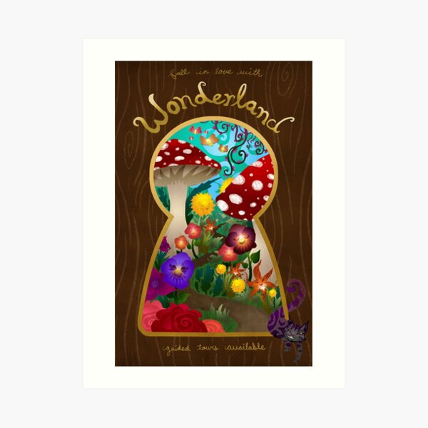 Travel to Wonderland Art Print