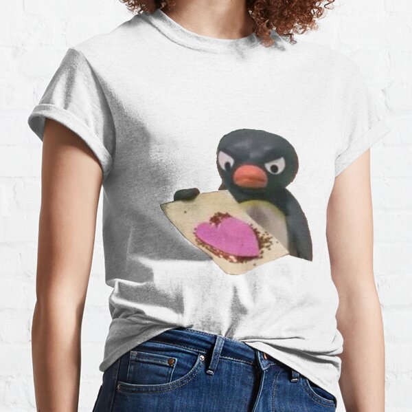 Vista previa del artículo con la obra «Estado de ánimo del corazón de Pingu», diseñado y vendido por meme mami.