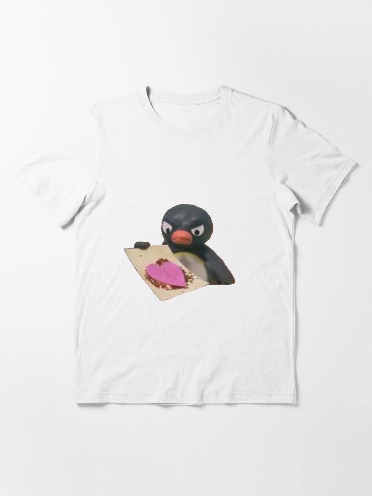 Pingu Heart Mood T Shirt For Sale By Chrisafina Redbubble Mood T Shirts Pingu T Shirts Meme T Shirts