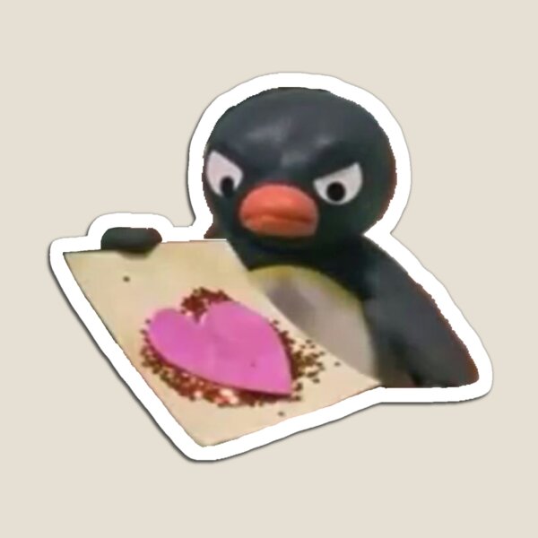 Vista previa del artículo con la obra «Estado de ánimo del corazón de Pingu», diseñado y vendido por meme mami.