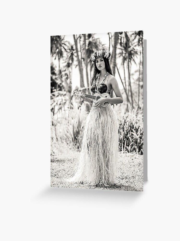 Vahine Tahiti Greeting Card By Tahiticool Redbubble