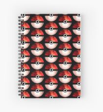 Galaxy Pokeball Spiral Notebook