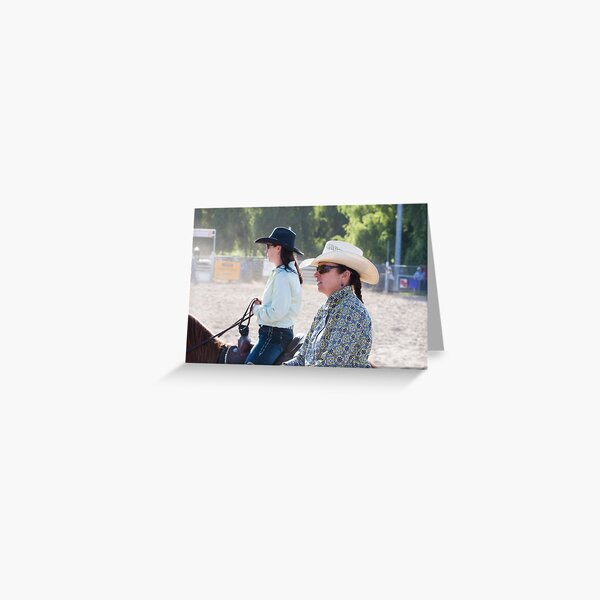 Moruya Rodeo New Years Day 2012 Greeting Card