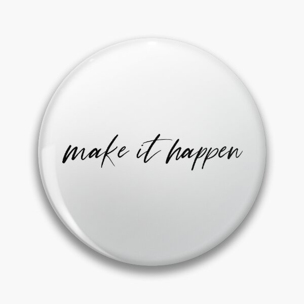 Item preview, Make It Happen Motivational Quote designed and sold by maniacfitness.