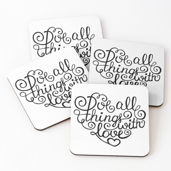 Item preview, Do All Things With Love designed and sold by 66Design.