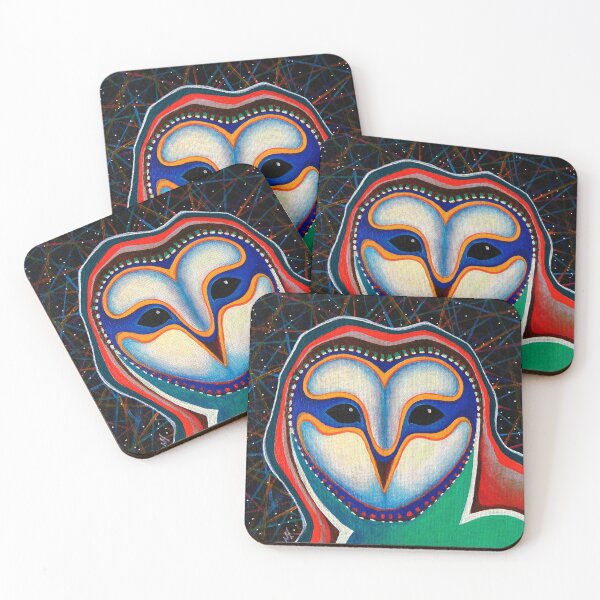 Item preview, Abstract Mystical Owl designed and sold by PaintedKoala.