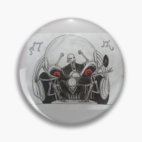 Item preview, Skelton DJ in Motion. designed and sold by AlchemistArtist.