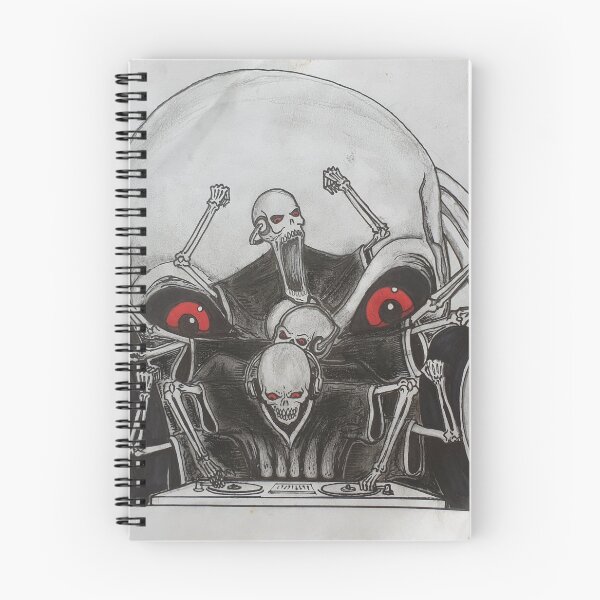 Item preview, Skelton DJ in Motion. designed and sold by AlchemistArtist.
