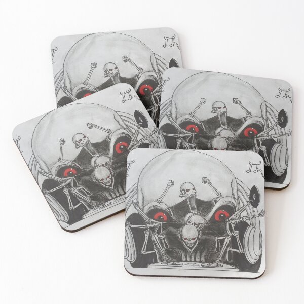 Item preview, Skelton DJ in Motion. designed and sold by AlchemistArtist.