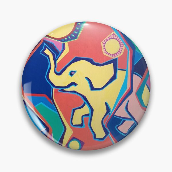 Item preview, Happy Yellow Elephant designed and sold by PaintedKoala.
