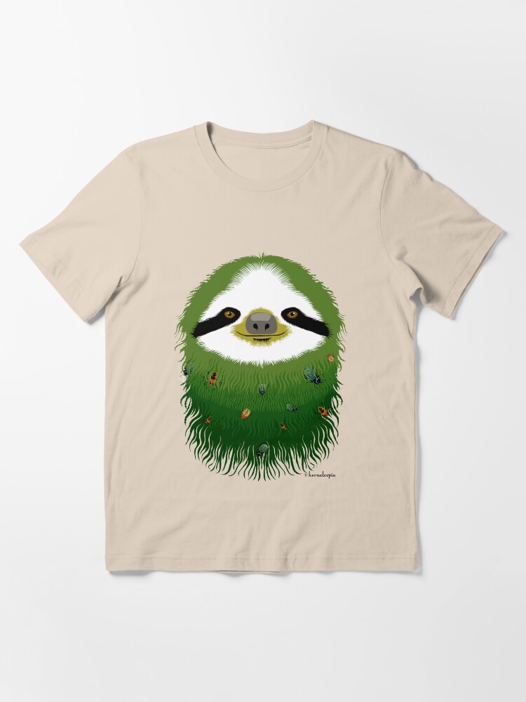 Alternate view of Sloth buggy - green Essential T-Shirt