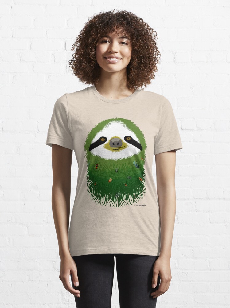 Alternate view of Sloth buggy - green Essential T-Shirt