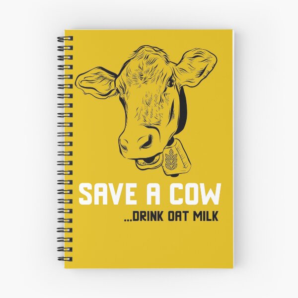 Item preview, Save a cow drink oat milk | Cute Vegetarian Veg Vegan design for Women or Men designed and sold by Radu Matei.