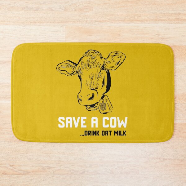 Item preview, Save a cow drink oat milk | Cute Vegetarian Veg Vegan design for Women or Men designed and sold by Radu Matei.
