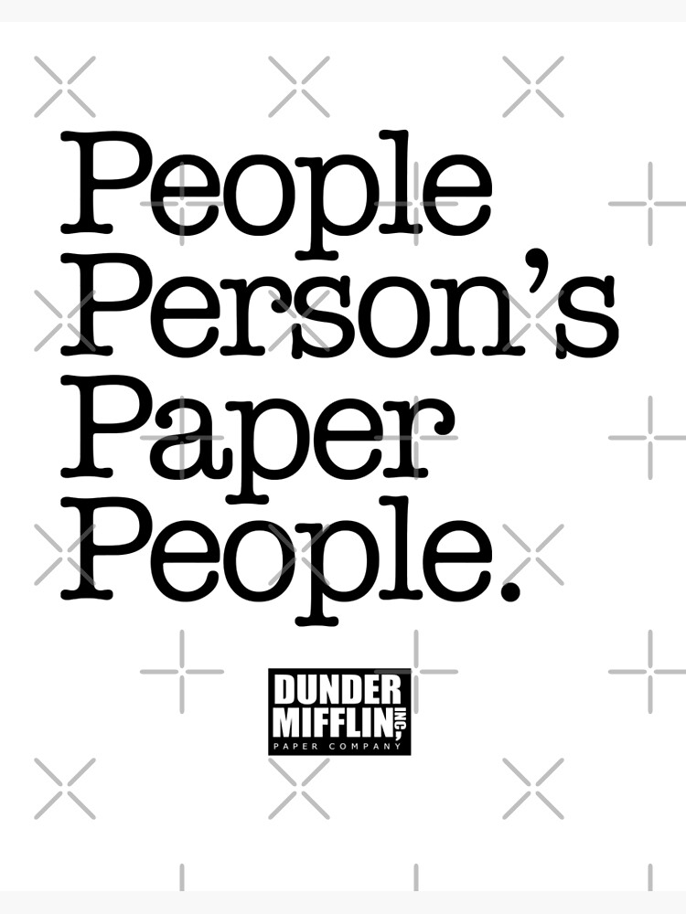 The Office Dunder Mifflin Logo Paper Drink Coasters Set of 6