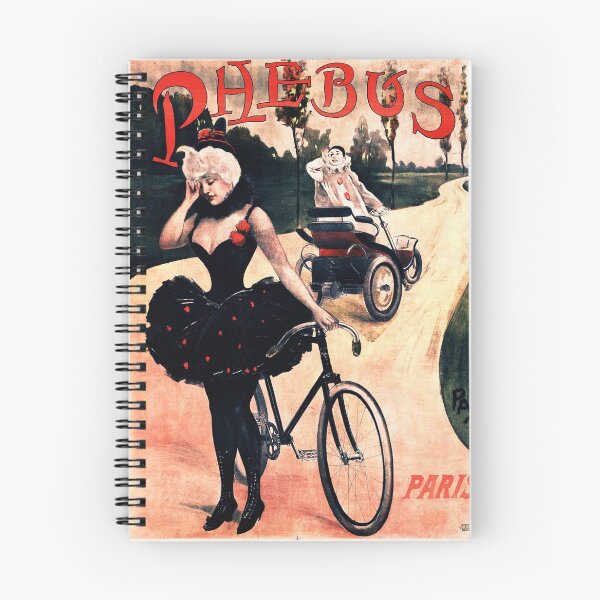Item preview, PHEBUS CYCLES Paris 1898 Bicycles Advertising by Art Nouveau Artist Jean Paleologu PAL  designed and sold by retroposters.