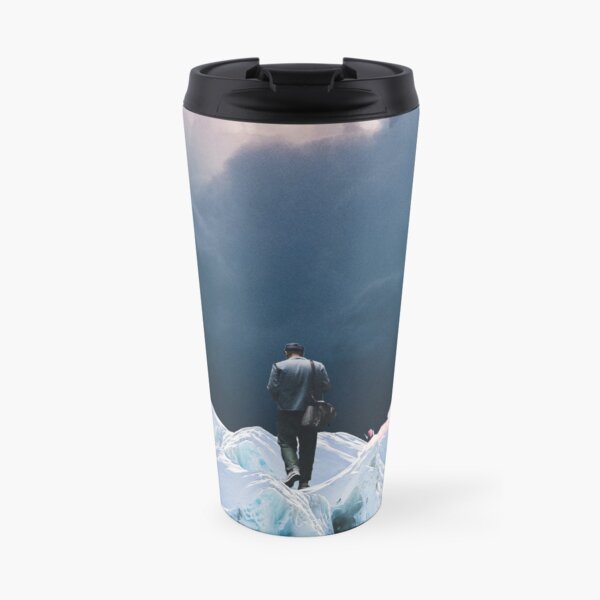 The Path to Solitude is full of Winter Roses Travel Mug