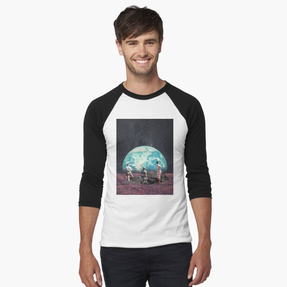 Item preview, Baseball ¾ Sleeve T-Shirt designed and sold by FrankMoth.