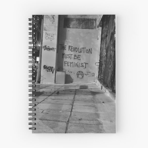 Item preview, Feminist Anarchist Graffiti Exarchia Athens Black And White designed and sold by MoAndPaul-.