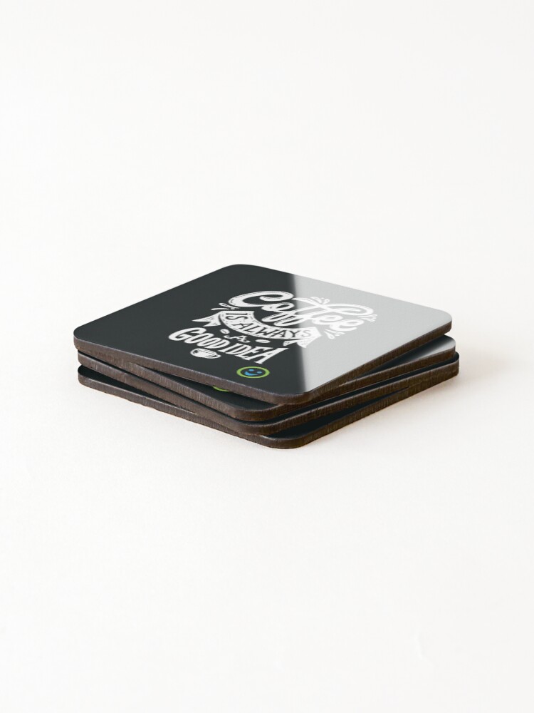 Thumbnail 4 of 5, Coasters (Set of 4), Coffee designed and sold by Raju2018.
