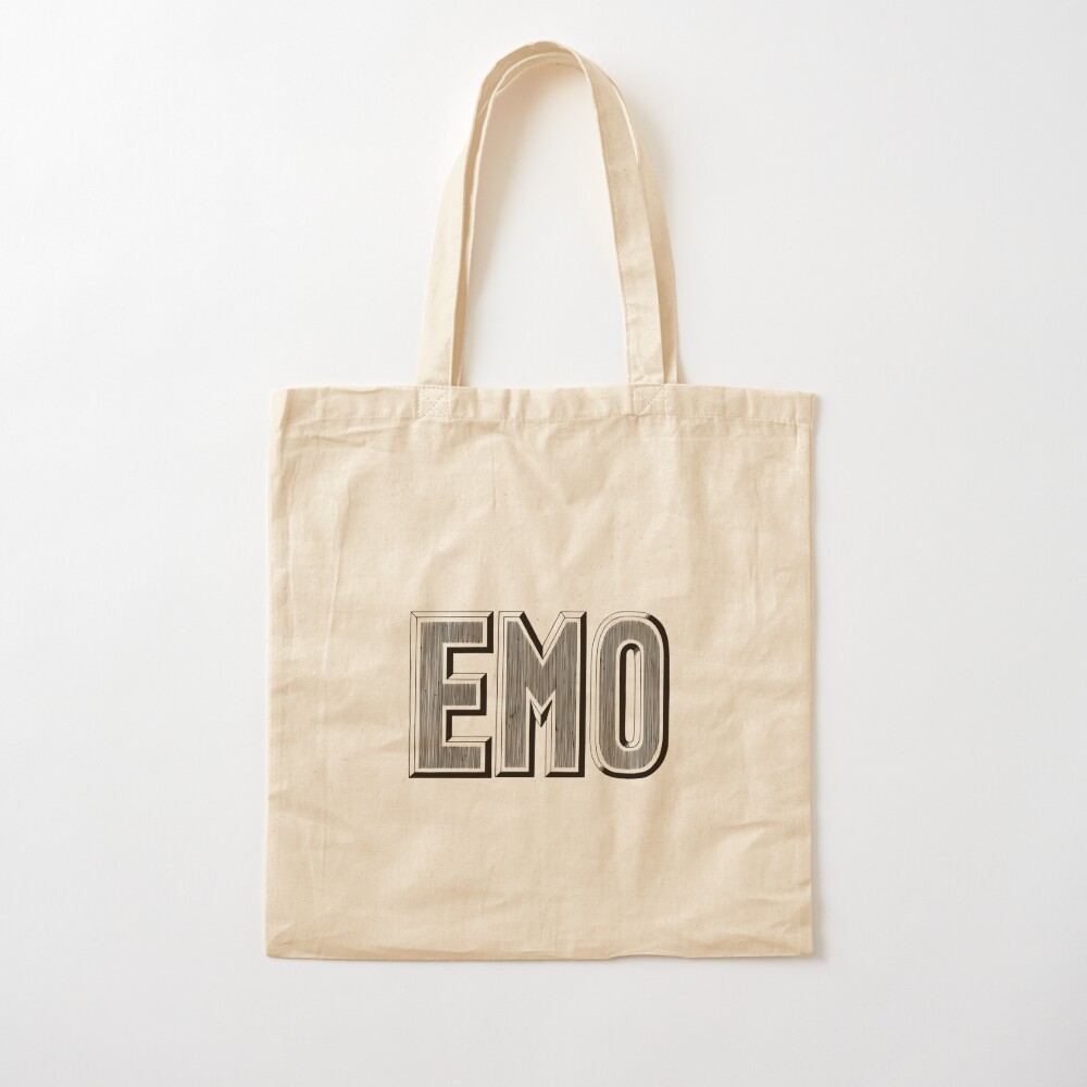 Emo Tote Bag By Birdtheman Redbubble