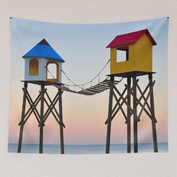 Item preview, Serene Beach Sunrise with Swimmer and Seagulls designed and sold by Monika-J-Wright.