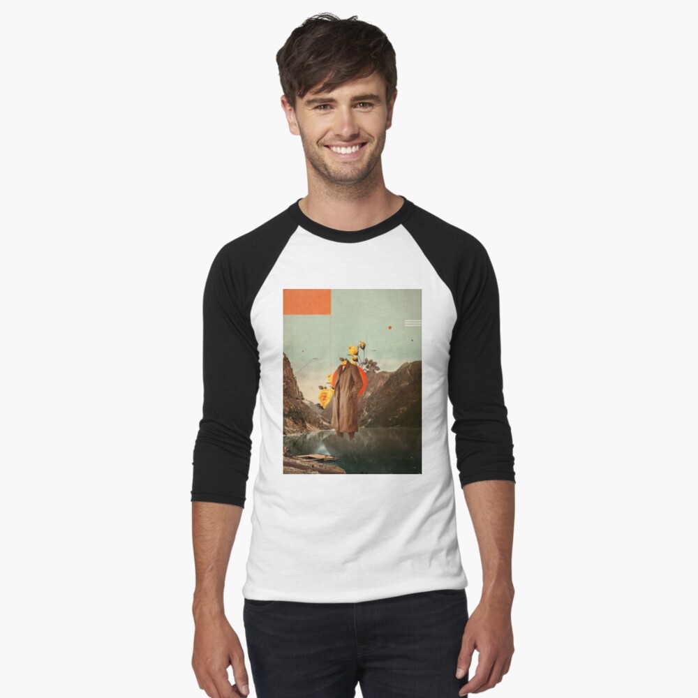 Item preview, Baseball ¾ Sleeve T-Shirt designed and sold by FrankMoth.