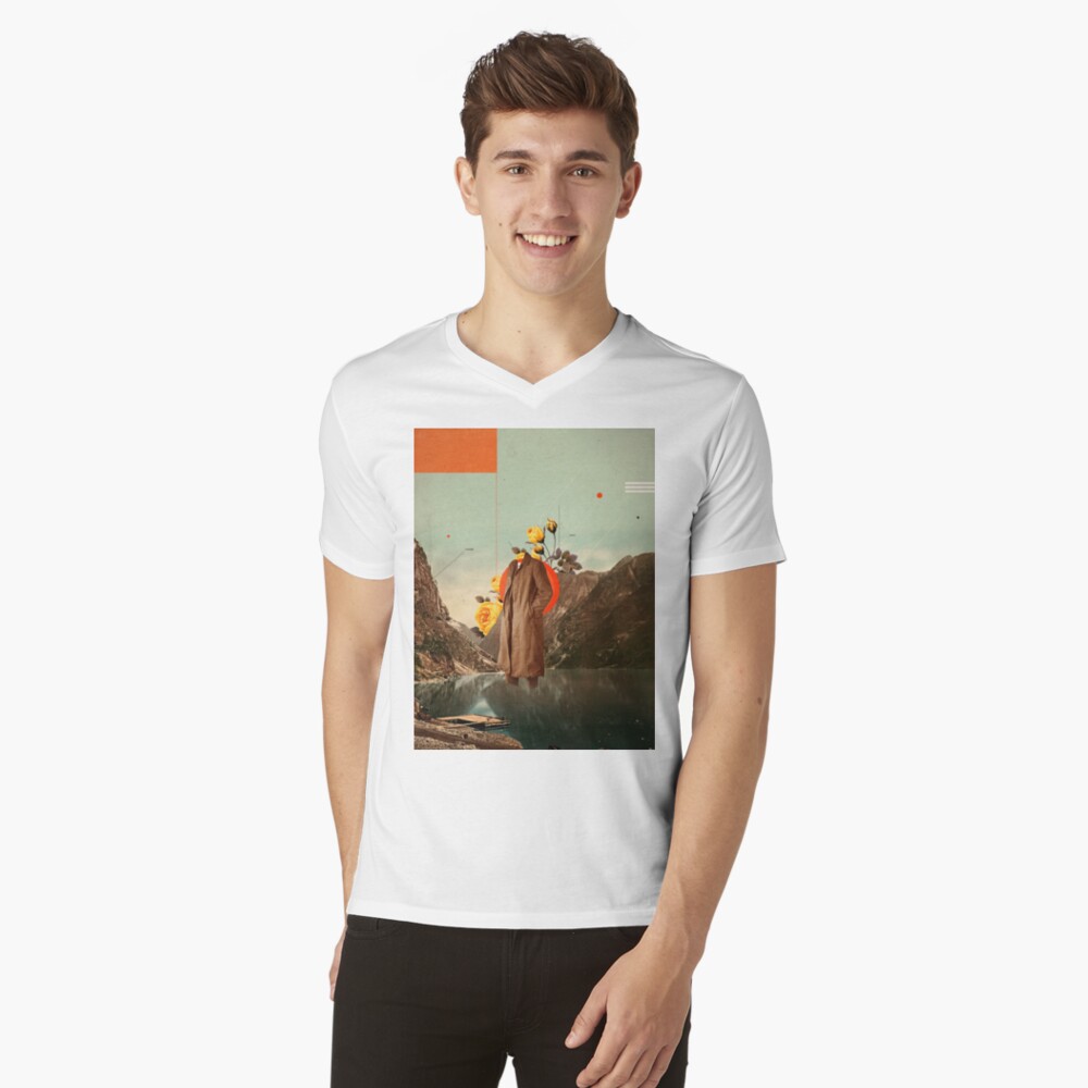 Item preview, V-Neck T-Shirt designed and sold by FrankMoth.
