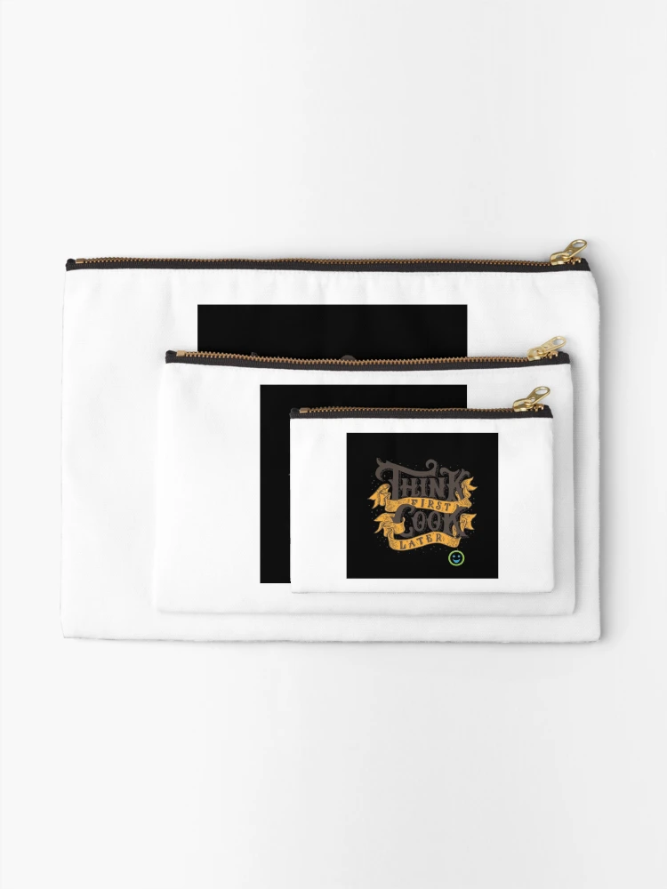 Thumbnail 2 of 4, Zipper Pouch, Think first designed and sold by Raju2018.