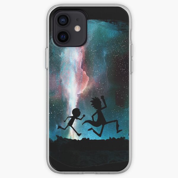 Rick and Morty under the stars iPhone Soft Case