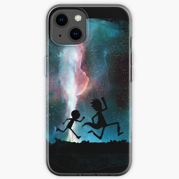 Rick et Morty sous les étoiles Coque souple iPhone
