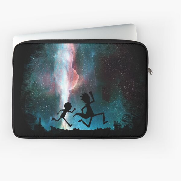 Rick and Morty under the stars Laptop Sleeve