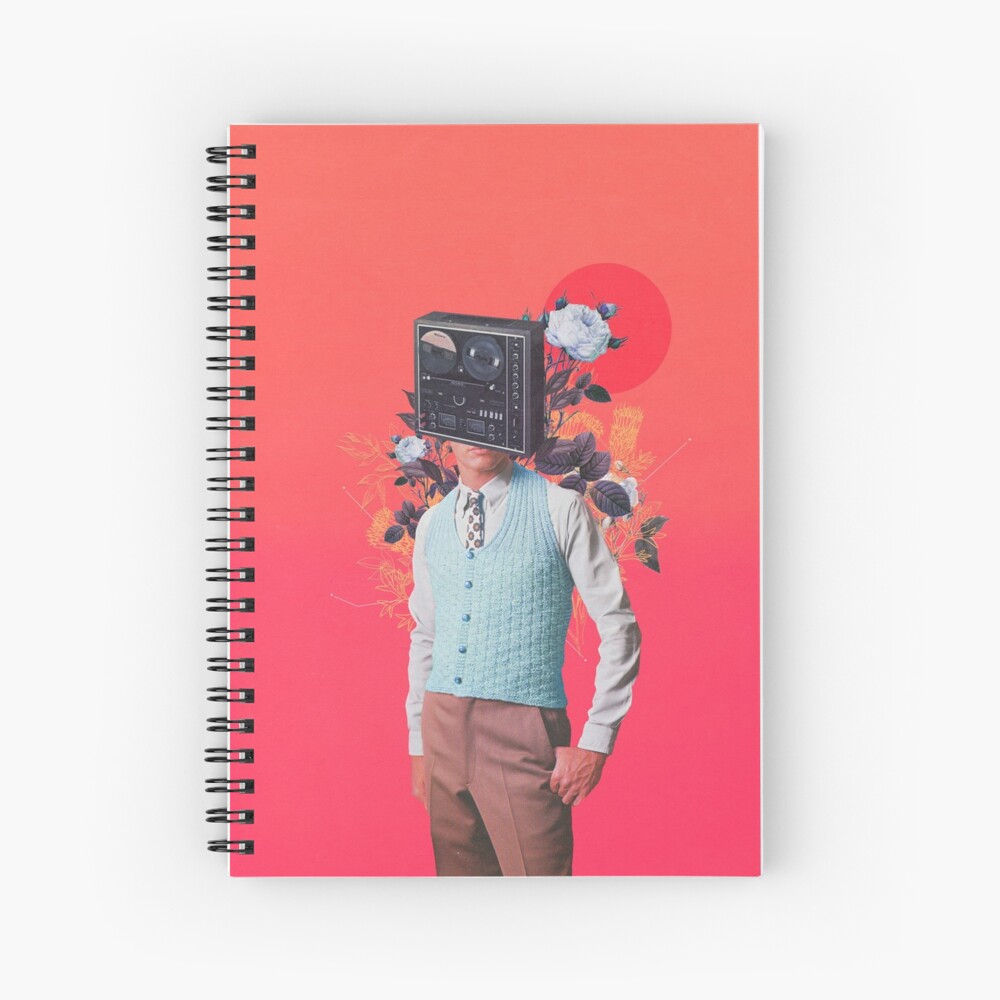 Phonohead Spiral Notebook