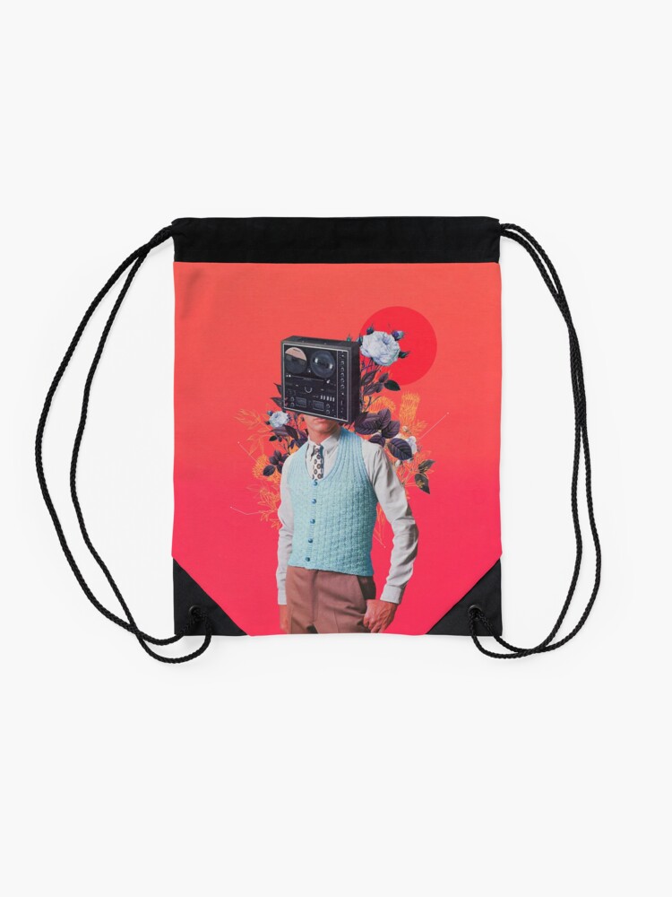 Alternate view of Phonohead Drawstring Bag